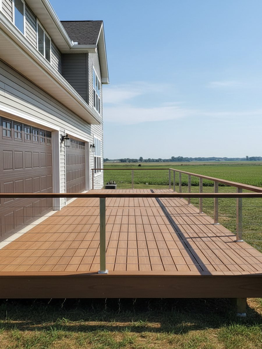 Deck Staining & Sealing completed by Pacific Deck Solutions in Waukegan, IL